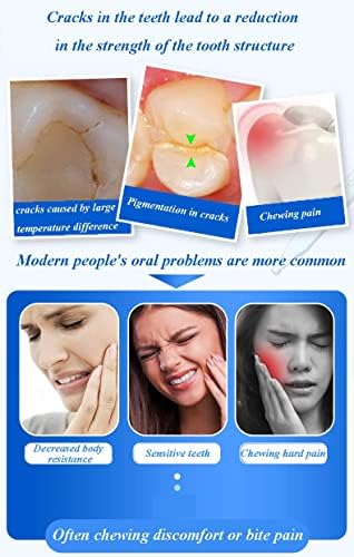 Caredo zacjeljivanje zuba puknu pastu za zube, jedina pasta za zube koja popravlja puknute pukotine emajle, izliječite osjetljivost