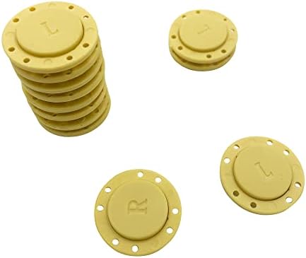 Gumbi magnetskog sloja - Nevidljivi skriveni najlon gumb za šivanje 25 mm 6 Set tipke s magnetima za kaputa jakne kofera vrećica vjetrenjača