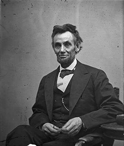 Abraham Lincoln Fotografija - Povijesna umjetnička djela iz 1865. - Portret američkog predsjednika - - polusjaj