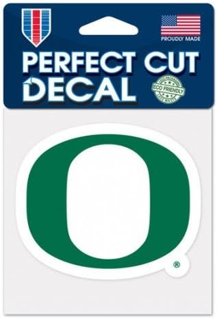 Wincraft NCAA University of Oregon 95559012 savršena naljepnica za rezanje boja, 4 x 4, crno