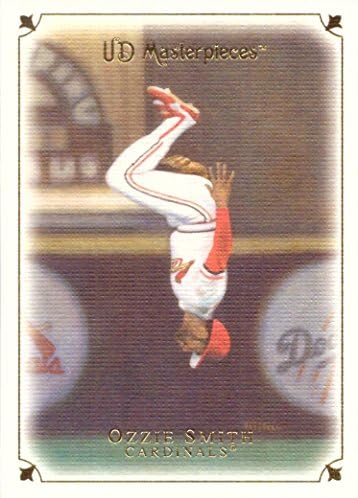 2007 Remek -djela gornje palube 19 Ozzie Smith Baseball Card - leđa okreta