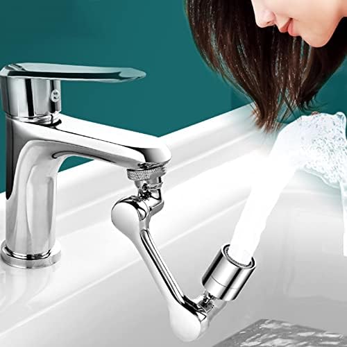 Proširač slavine za sudoper u kupaonici Univerzalni, 2 načina vode za vodu, Universal 1080 Swivel Fucet Extension, slavina za slavine