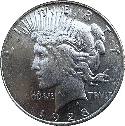 1928.-S američka kovanica replika Prigodna kovanica sa srebrnim antičkim zanatom Komemorativni kolekcionarski kolekcionariji kućišta