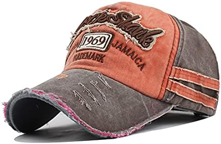 Izdužena Vintage bejzbolska kapa traper pamuk s istrošenim rubom Sunčani šešir Podesivi Uniseks
