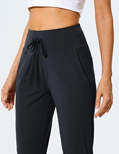 Zuty Joggers za žene s visokim strukom s džepovima s džepovima za atletski trčanje konusnih hlača za vježbanje