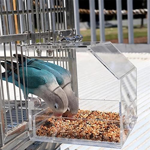 Automatska hranilica za ptice bez nereda bez prskanja vanjska kutija za hranu za ptice pribor za kavez za ptice za papigu kanarinca