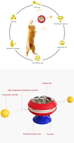 Interaktivna mačja igračka s mačjim kuglicama pametne mačke igračke vjetrenjača mačka za mačje igračka s močvarom s kuglom mačje kuglica