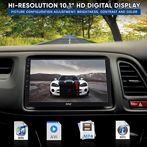 Pyle Double Din CAR Stereo prijemnik - 6,95 inča i 10 inčni monitor 1080p HD zaslon osjetljivog na dodir Bluetooth Audio prijemnik