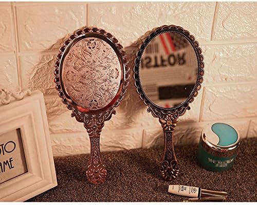 Prijenosno ogledalo, ručno ogledalo s ručkom, kompaktna ogledala za male putne torbe, Vintage ukrasna ogledala za kozmetičke torbice