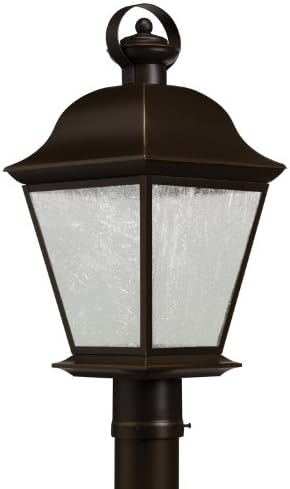 Kichler Mount Vernon 19,5 1 Svjetlosna vanjska LED svjetlost s prozirnim staklom u Olde Bronze®