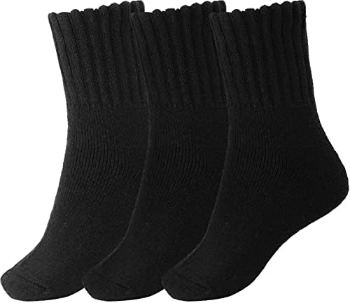 Bomkinta čarape za čizme za žene zimske čvrste debele tople čarape ugodne čarape za posade Božićni poklon