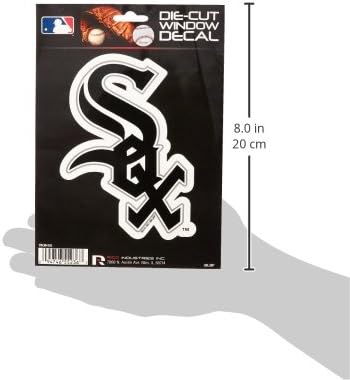 MLB White Sox Chicago Srednji Die Cut naljepnica, 9 x 5 x 0,2 , timski logotip