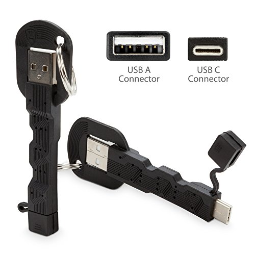 Boxwave kabel za Garmin inreach mini 2 - USB Type -C punjač za privjesak za ključeve, prsten za ključeve 3.1 Tip C USB kabel za Garmin