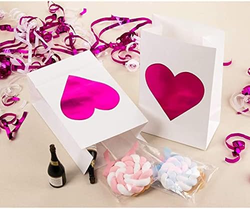 Torbe za zabavu s ružičastim srcem za proslavu Valentinova, rođendani