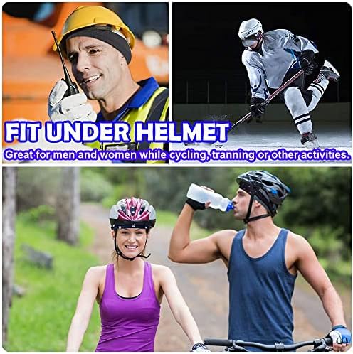 Muškarci hlađenje lubanje kapica za biciklizam kaciga kaciga znoj wicking beanie glava omotaju bicikl hard šeširi nogometni kape za