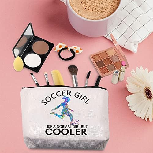 Kozmetička torba za šminku; kozmetička torba za šminkanje poklon nogometašu poklon za ljubitelje nogometne utakmice Nogometni poklon