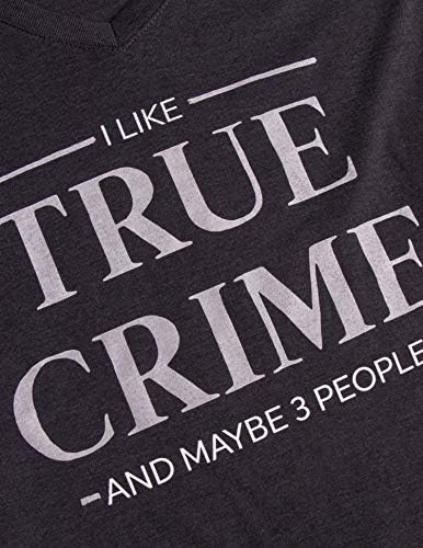 Sviđa mi se pravi zločin | i možda troje ljudi / smiješna majica obožavatelja podcasta ubojstvo serijskog ubojice iz he