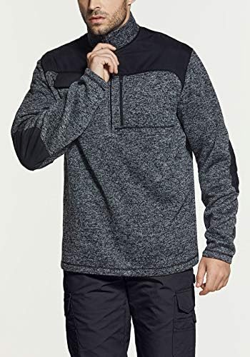 Muški pulover s patentnim zatvaračem od mlakog flisa, zimski topli vanjski džemper, lagana dukserica dugih rukava