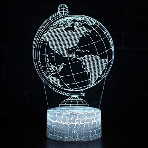 SZG The Globe Desk svjetiljka 2 Dodirnu lid noćnu laganu kućnu sobu Rainbow Horse Lampen Dekoracija kreativne stolne svjetiljke za
