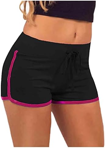 Ženske znojne kratke hlače s džepovima Sport Sport srednjeg izvlačenja fitnes hlače brze suhe atletske golf kratke hlače za