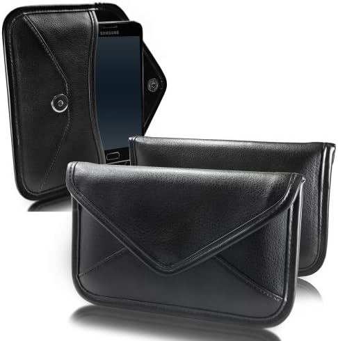 Kutija kompatibilna s kutijama s Thuraya XT -Pro Dual - Elitna kožna messenger torbica, sintetička kožna omotnica za omotnicu za omotnicu