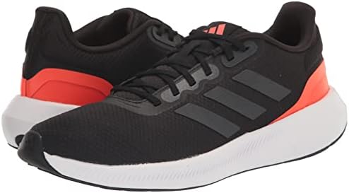 Adidas muški trčanje Falcon 3.0 cipela, crna/ugljična/solarna crvena, 10