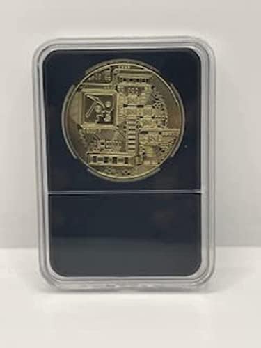 Bitcoin novčić u kolekcionarskom izdanju Slučaj: Limited Edition Fizički zlatni novčić s Crypto Coin Prikazom | Kovanica kriptovaluta