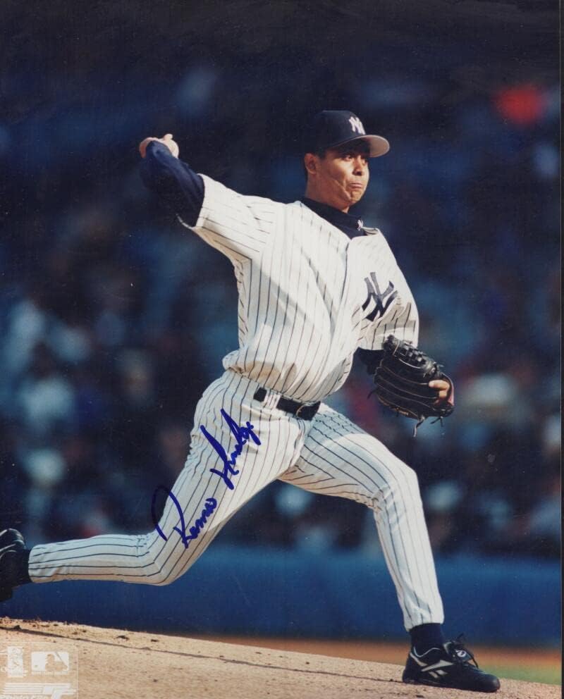 Ramiro Mendoza New York Yankees potpisao Autographed 8x10 Fotografija w/coa - Autografirane MLB fotografije