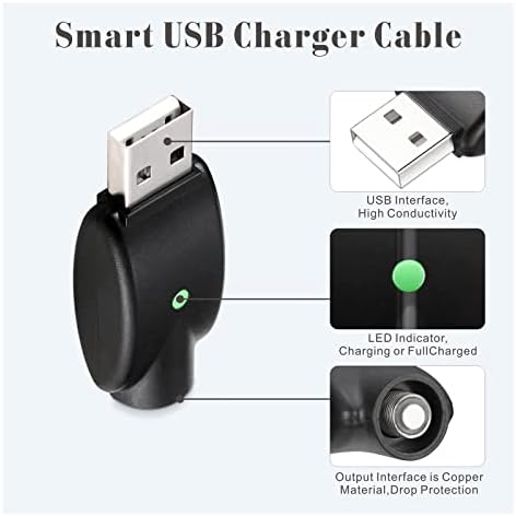 AGUSSL Smart USB kabel za punjač na niti, 3 PCS USB nit kabel, prijenosni pametni USB kabel za punjač, ​​inteligentna zaštita od prekomjerne