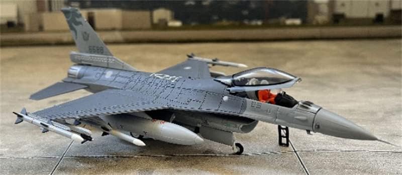 Za Albatros Tajvan F-16 Fighting Falcon 6688 Crni sunčani rep 1:72 Unaprijed izgrađeni model zrakoplova Diecast