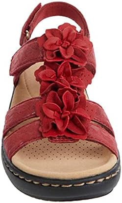 Ženske ljetne sandale Čvrsta boja šuplja u obliku ribe Usta Cvjetovi ukrašavanje dame udobne sandale