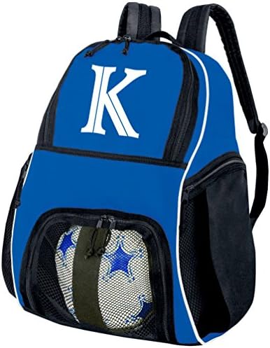 Personalizirani nogometni ruksak-prilagođena ideja za poklon za torbu za odbojku s monogramom