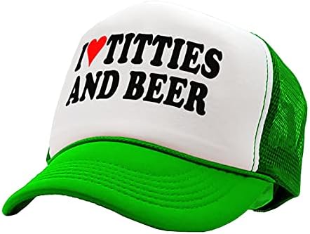_ - Volim sise i pivo-Volim smiješnu šalu - Vintage kapa za Kamiondžije u retro stilu