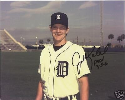 Jeff Kunkel Detroit Tigers potpisao je 8x10 fotografija w/coa