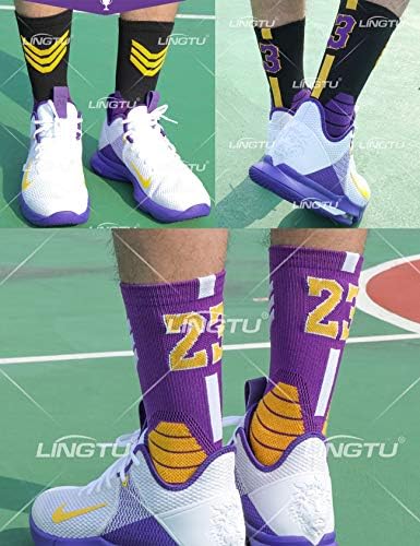BestGift muškarci i ženske košarkaške čarape prilagođene čarape ekipe