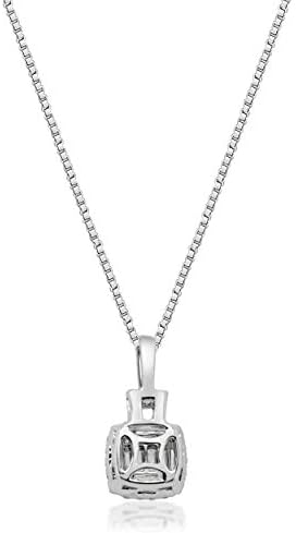 14k ogrlica od prirodnog bijelog dijamanta i zlatnog lanca od bijelog zlata za žene Pokloni za nakit