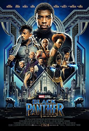 Black Panther Movie Poster Limited Print Photo Chadwick Boseman, Michael B. Jordan Size 24x361