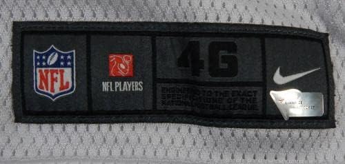 2015 Cleveland Browns Jovante Moffatt 35 Igra Upotrijebljena bijela praksa Jersey 46 390 - Nepotpisana NFL igra korištena dresova