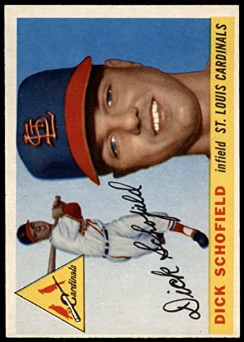 1955. Topps Baseball 143 Dick Schofield St. Louis Cardinals izvrsno