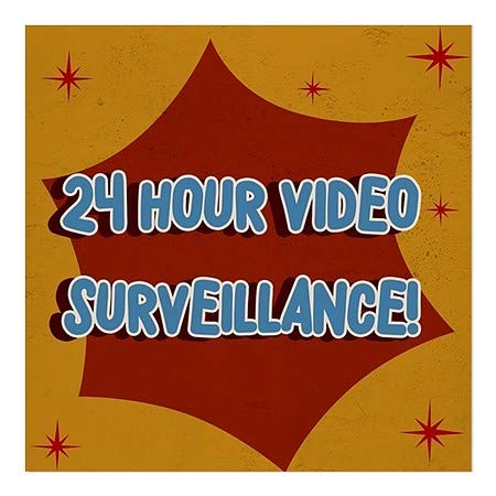CGSignLab | 24 -satni video nadzor -nostalgija puknuća Stiskanje prozora | 24 x24