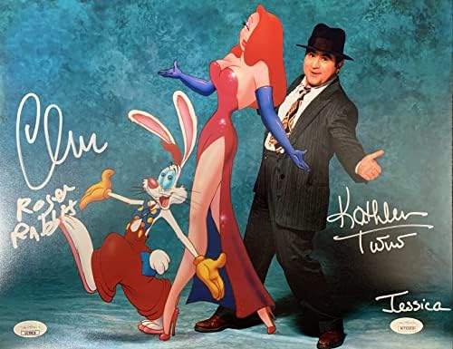Kathleen Turner Charles Fleischer potpisala je fotografiju 11x14 koja je uokvirila Roger Rabbit JSA
