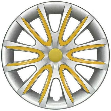 OMAC 16-inčni hubcaps za Honda Cr-V siva i žuta 4 kom. Poklopac naplataka na kotači