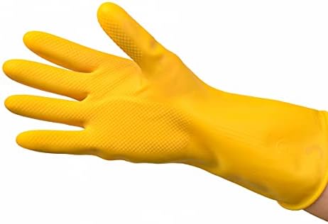 ; 4 para rukavica za kućanstvo za višekratnu upotrebu, ekstra debele gumene rukavice otporne na habanje za čišćenje kuhinje, vrtlarstvo
