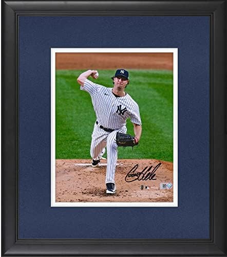 Gerrit Cole New York Yankees uokviren Autografirano 8 x 10 fotografija pitching - Autografirane MLB fotografije