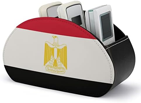 Egipatska zastava Organizator kutije za skladištenje daljinskog TV -a s 5 odjeljaka za spavaću sobu