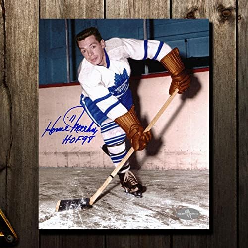 Howie Meeker Toronto Maple Leafs Hof Autographed 8x10 Fotografije - Autografirane NHL fotografije