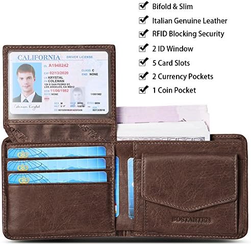 Bostanten originalne kožne novčanike za muškarce ＆ kožni ruksak za muškarce 15,6 inčni prijenosni ruksak školska torba za rame