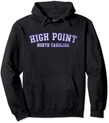 High Point Sjeverna Karolina atletski tekst Sport Style Pulover Hoodie