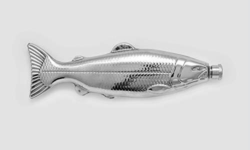 Tikvice od nehrđajućeg čelika u obliku ribe za muškarce-tikvica s lijevkom, 4 oz
