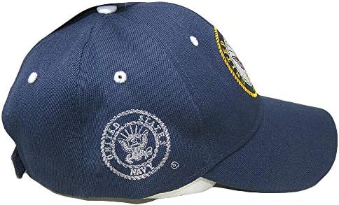 Pasati amblem američke mornarice amblem američke mornarice na novčanici tamnoplava kapa s izvezenom sjenom šešir